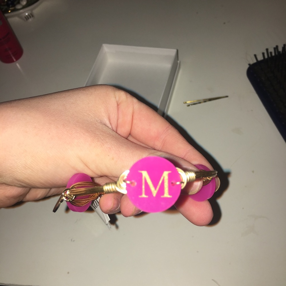 Pink M bracelet